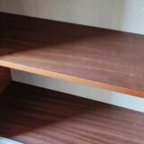Sideboard and sliding door showcase scandinavian style manufactured from the 60s and 70s