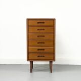 Commode danoise en teck de Fanø, années 1970