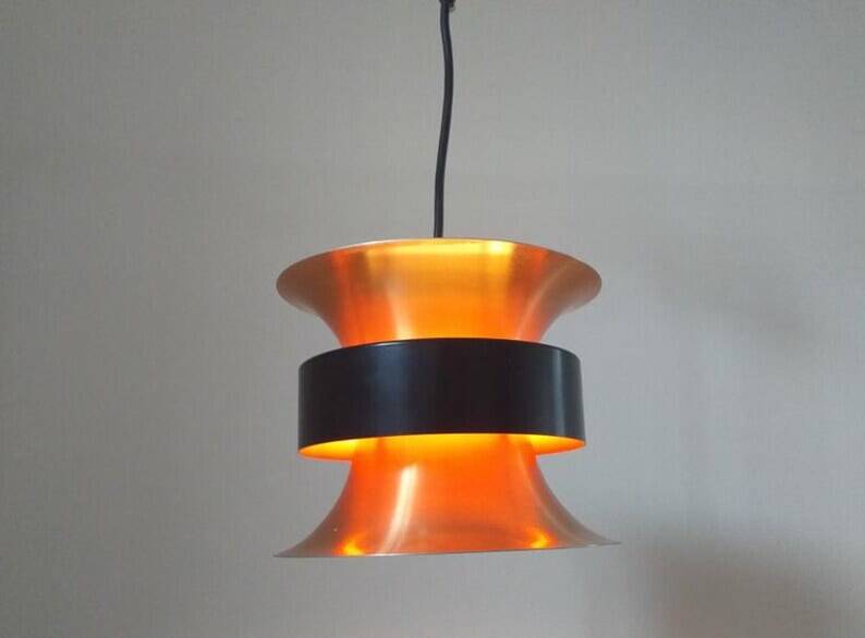Pair of Midcentury Pendants Light Designed by Carl Thore, 1970s