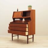 Teak secretary, Danish design, 1970s, production: Denmark