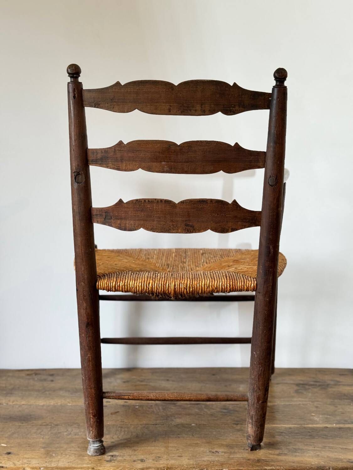 Antique 19th-century country armchair