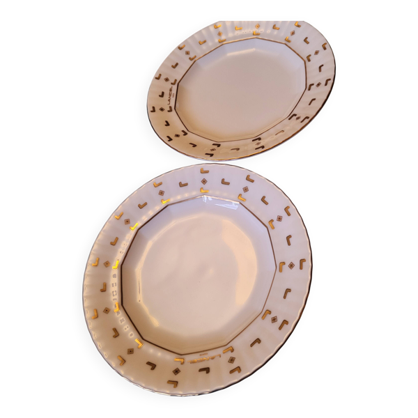 2 assiettes, vide poche Lancel