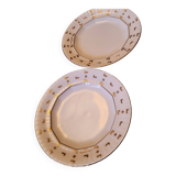 Set of 2 Lancel empty plates/pockets