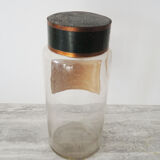 Old pharmacy pot, apothecary bottle, flores aurantii