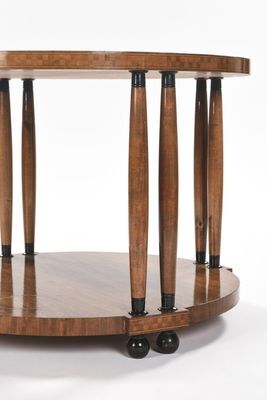 Art deco pedestal table