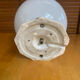 Antique Ceiling Light White Opaline Ball + Porcelain Support
