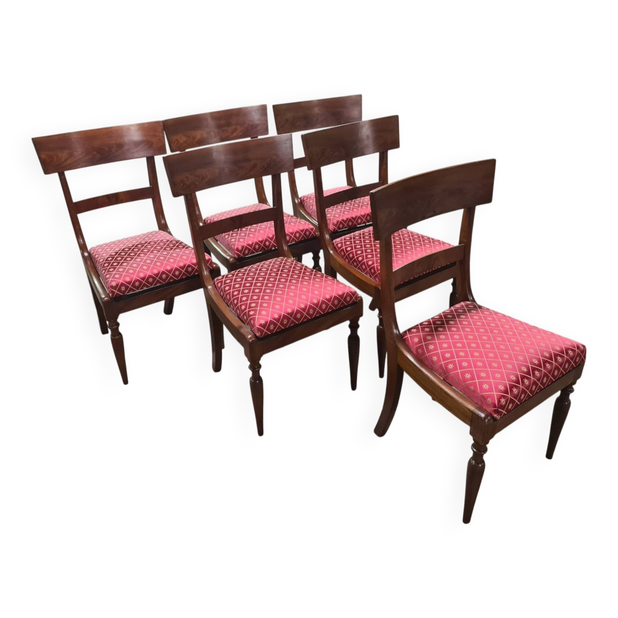 Regency chair series, England 19th century