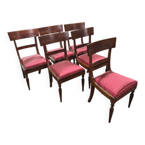 Serie de chaises Régence,