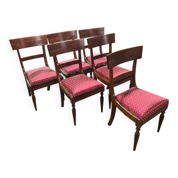 Regency chair series, England 19th century