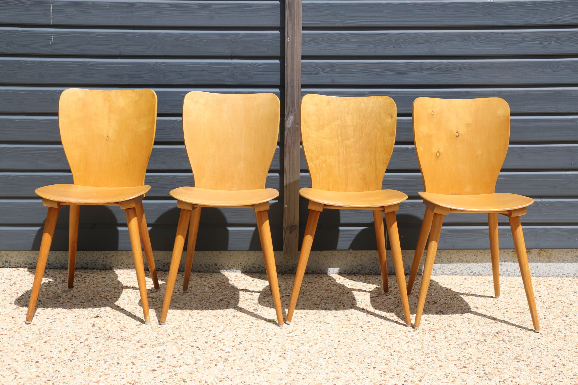 4 BAUMANN chairs 800G Max Bill 1955