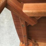 Mid-Century German coffee table series 400 in teak by Hartmut Lohmeyer for Wilkhahn, 1950s.