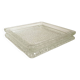Nevada catch-all tray 1950s moulded glass Saint Gobain 20 x 20 cm
