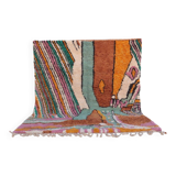 Abstract and Colourful Beni Ouarain Rug, Handmade in Wool, 300x200cm