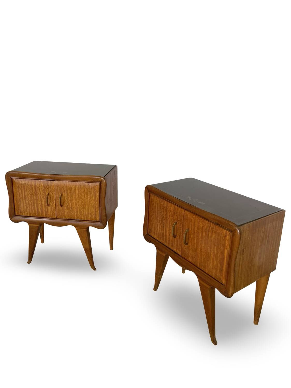 Paire de tables de chevet italiennes, milieu XXème