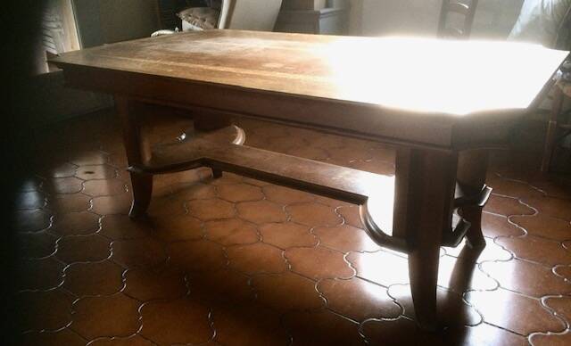 Solid oak table