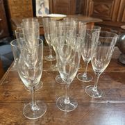 12 crystal cups