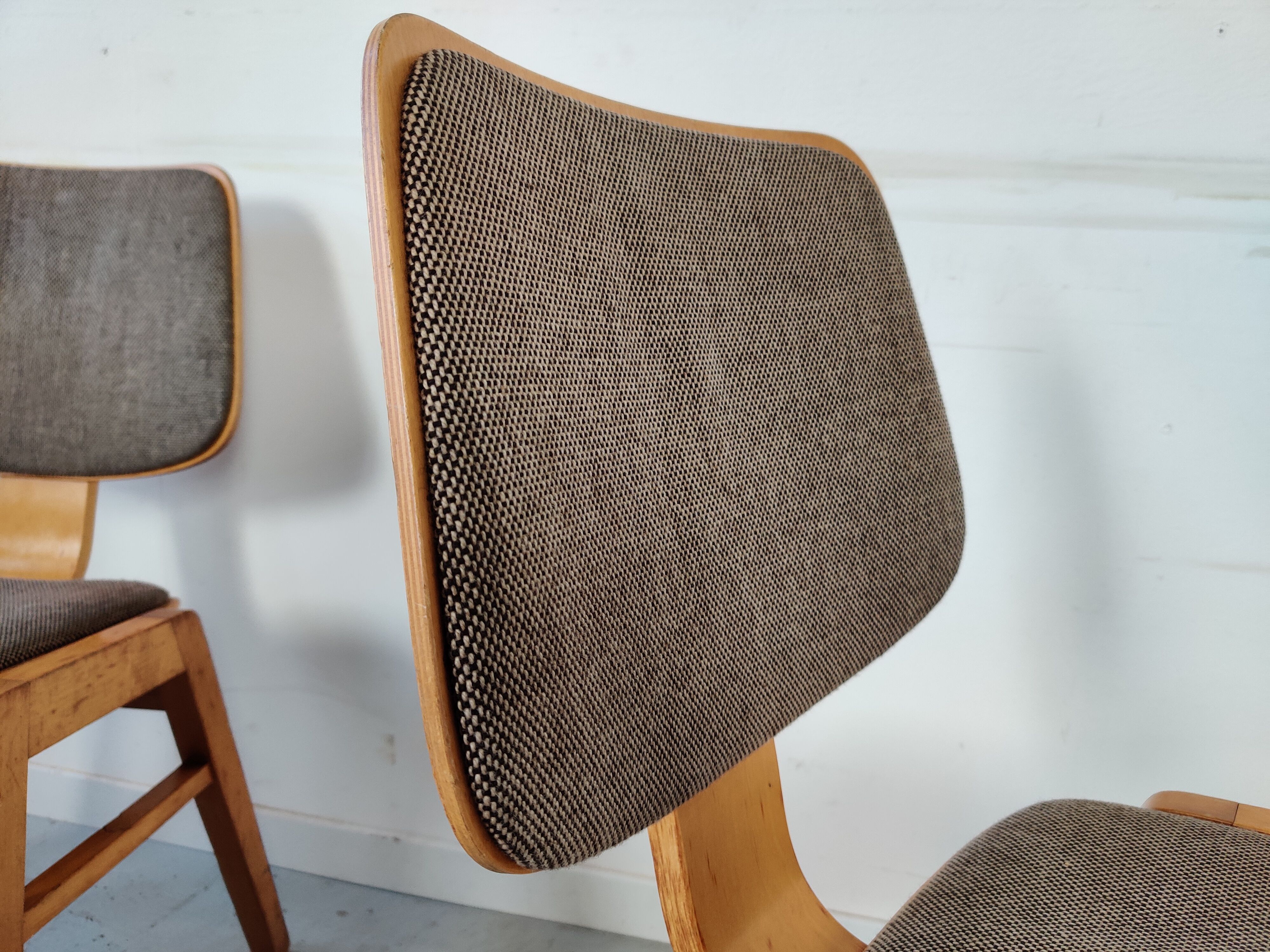 6 vintage Scandinavian chairs 70s