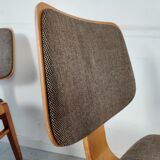 6 vintage Scandinavian chairs 70s