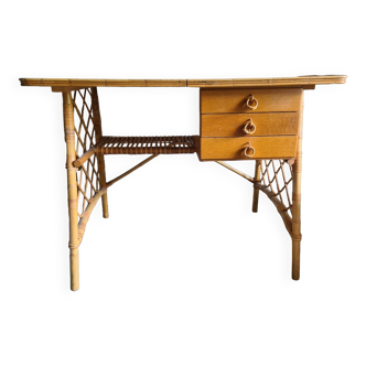 Rattan desk