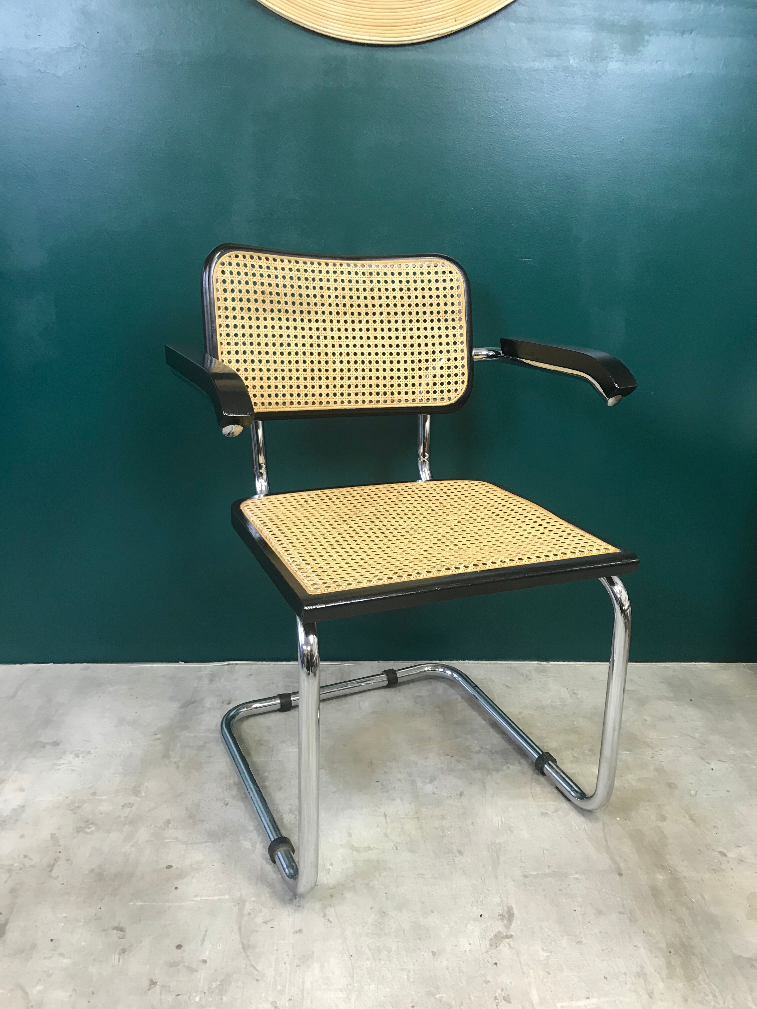 B64 Breuer black armchair