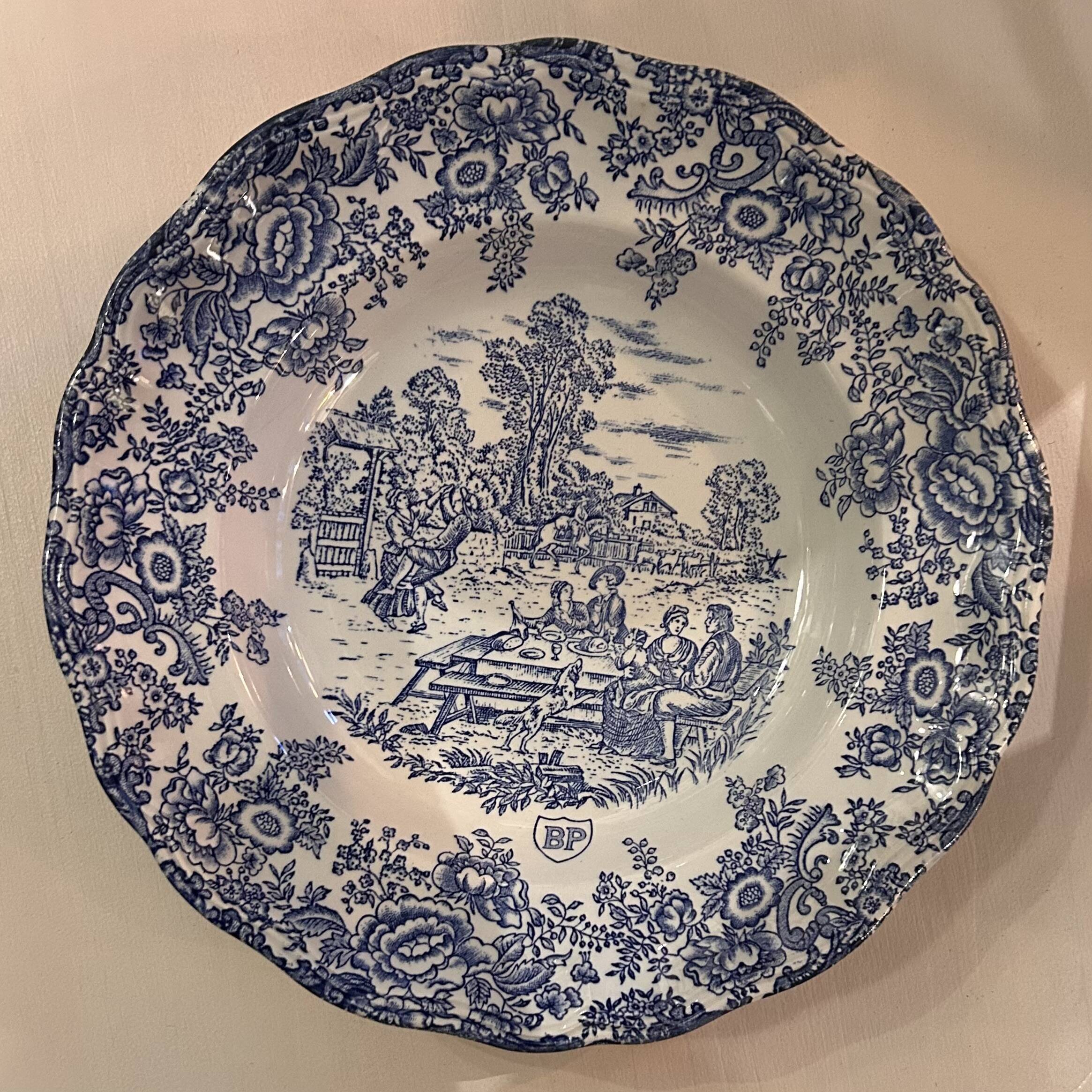 Set of 4 PB Hollow advertising plates