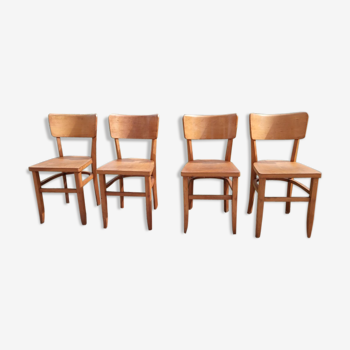 Lot de 4 chaises bistrot