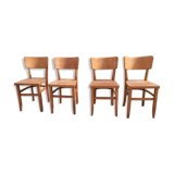Lot of 4 bistro chairs