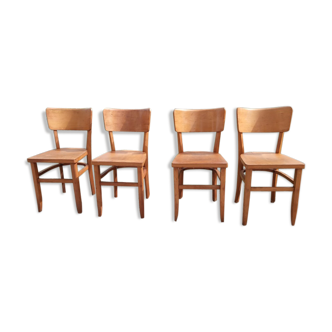 Lot of 4 bistro chairs