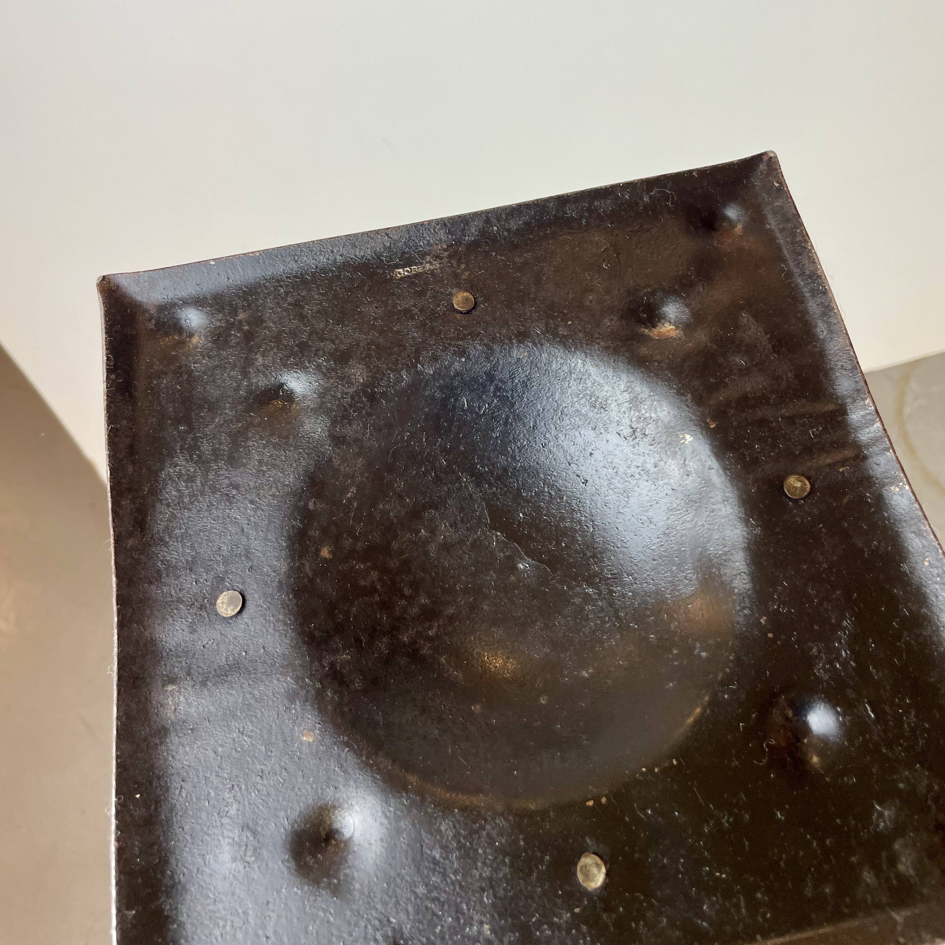 Arts & Crafts Standing Ashtray by Hugo Berger as Goberg, Germany, 1900s