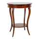 Late 20th Century Classical Style Round Side Table / Sewing Table
