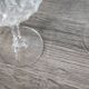 6verres à pied à vin en cristal d'Arques, modèle Longchamps. Contenance 12