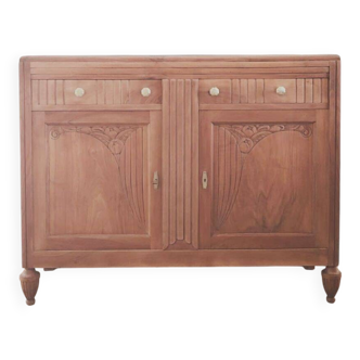 Art Deco solid oak sideboard – Elegant, practical and carefully refurbished