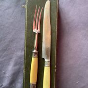 Serving cutlery for leg of lamb