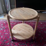 Folding rolling table