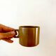 lot de 5 tasses en thé en grès de France anse design années 70
