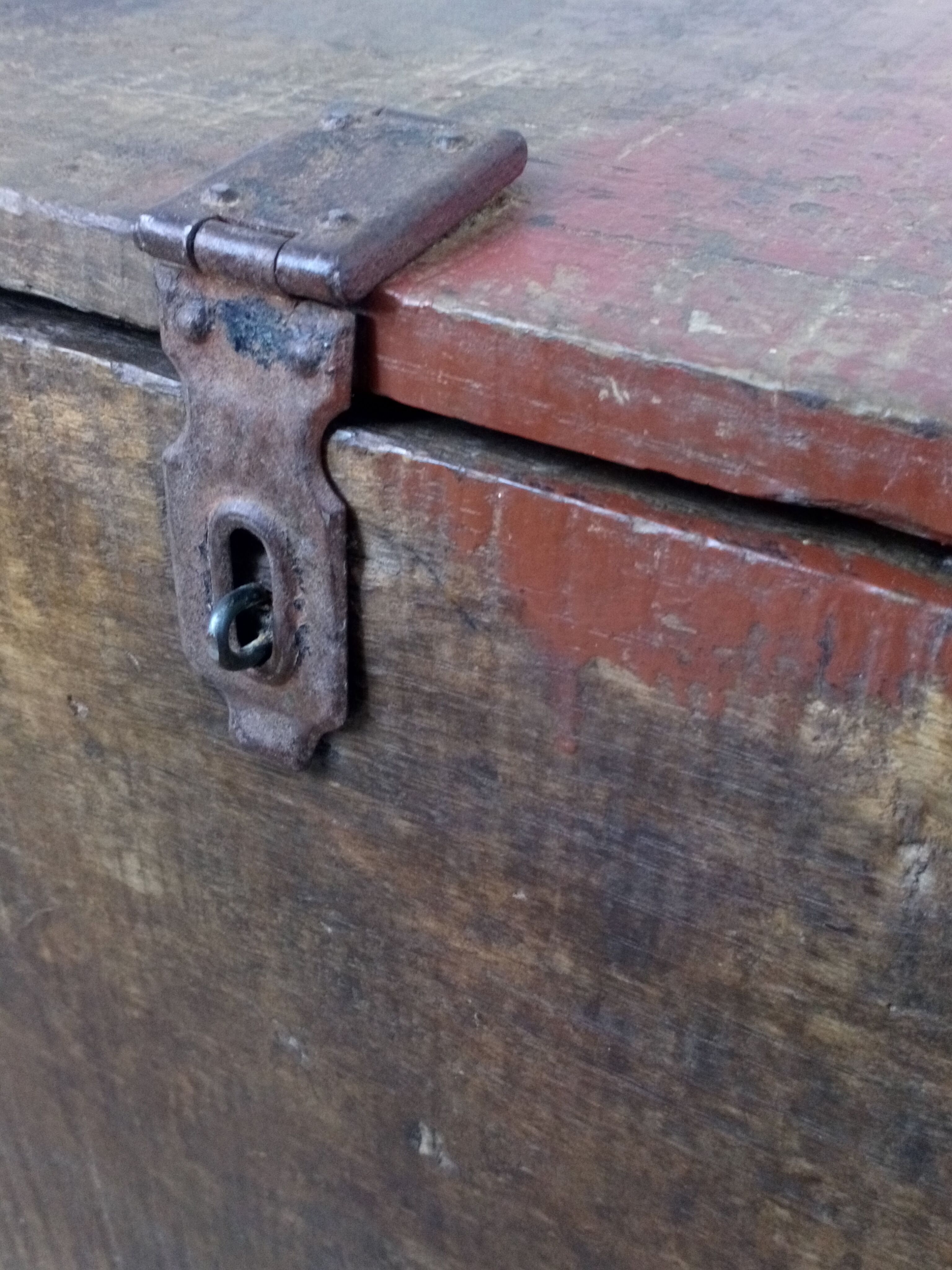 Old farm trunk