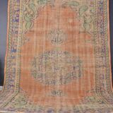 Antique Floral Oushak Home Living Rug sku 1900