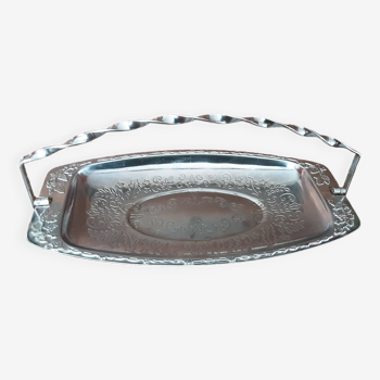 Small original stainless steel dish