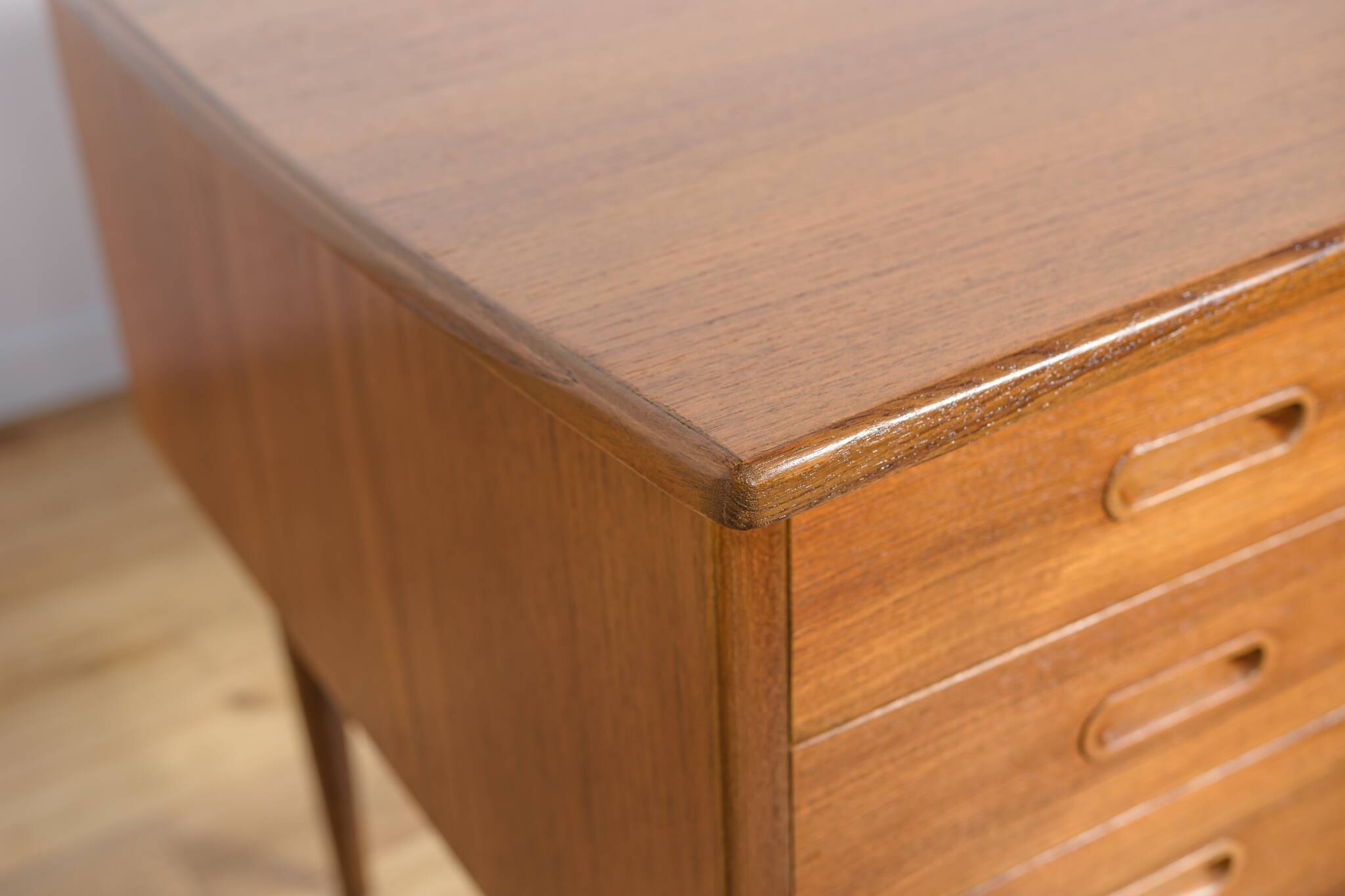 Mid-Century Modern Teak Desk from Edmund Jorgensen, Denmark, 1960s