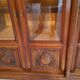 Late nineteenth century Louis XVI style library in walnut