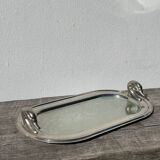Silver-plated duck dish