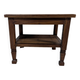 small coffee table wood and bamboo