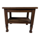 small coffee table wood and bamboo