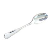 12 small spoons Boulenger silver metal - contour nets - under blister +