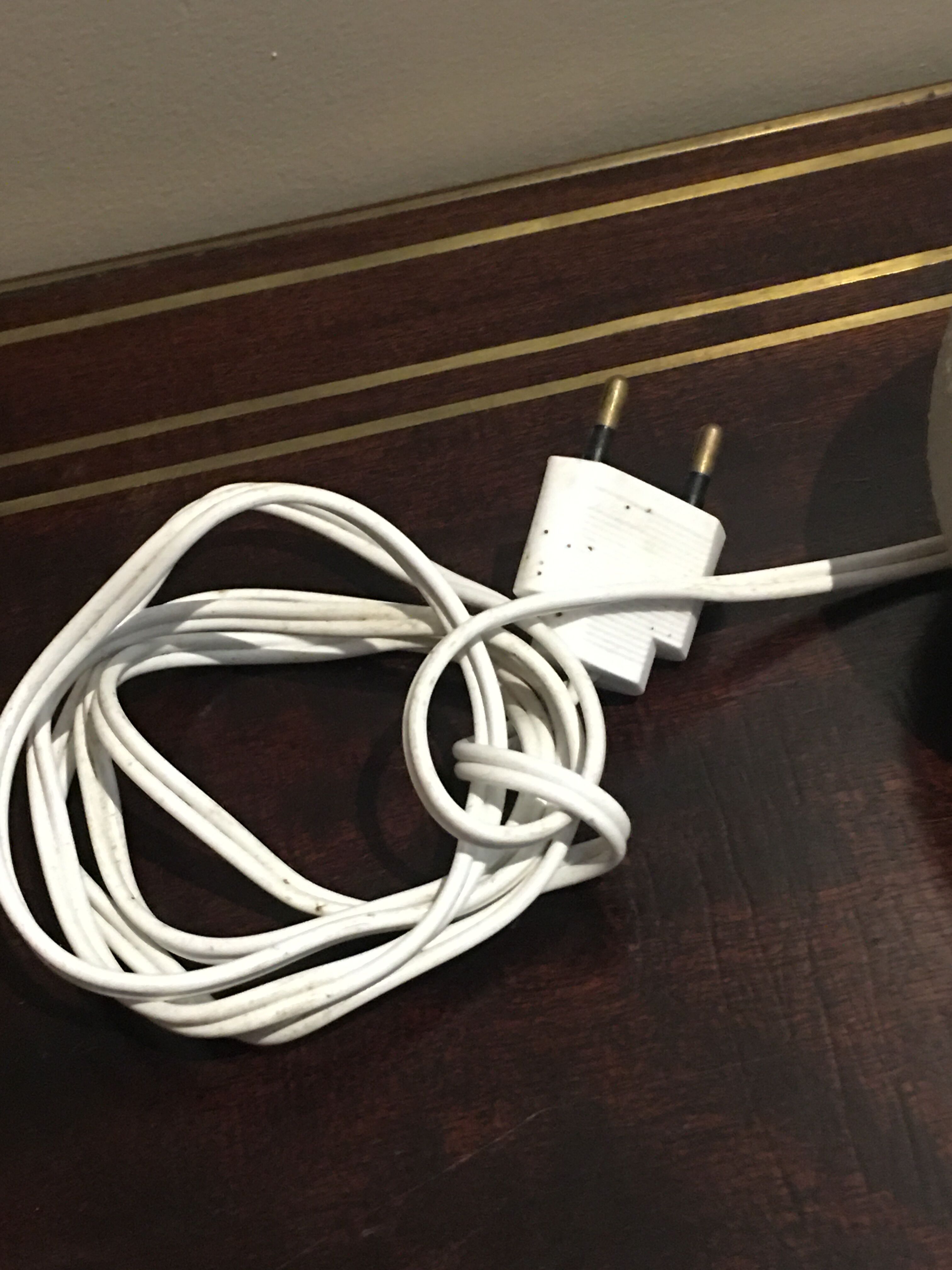 Vintage lamp foot signed