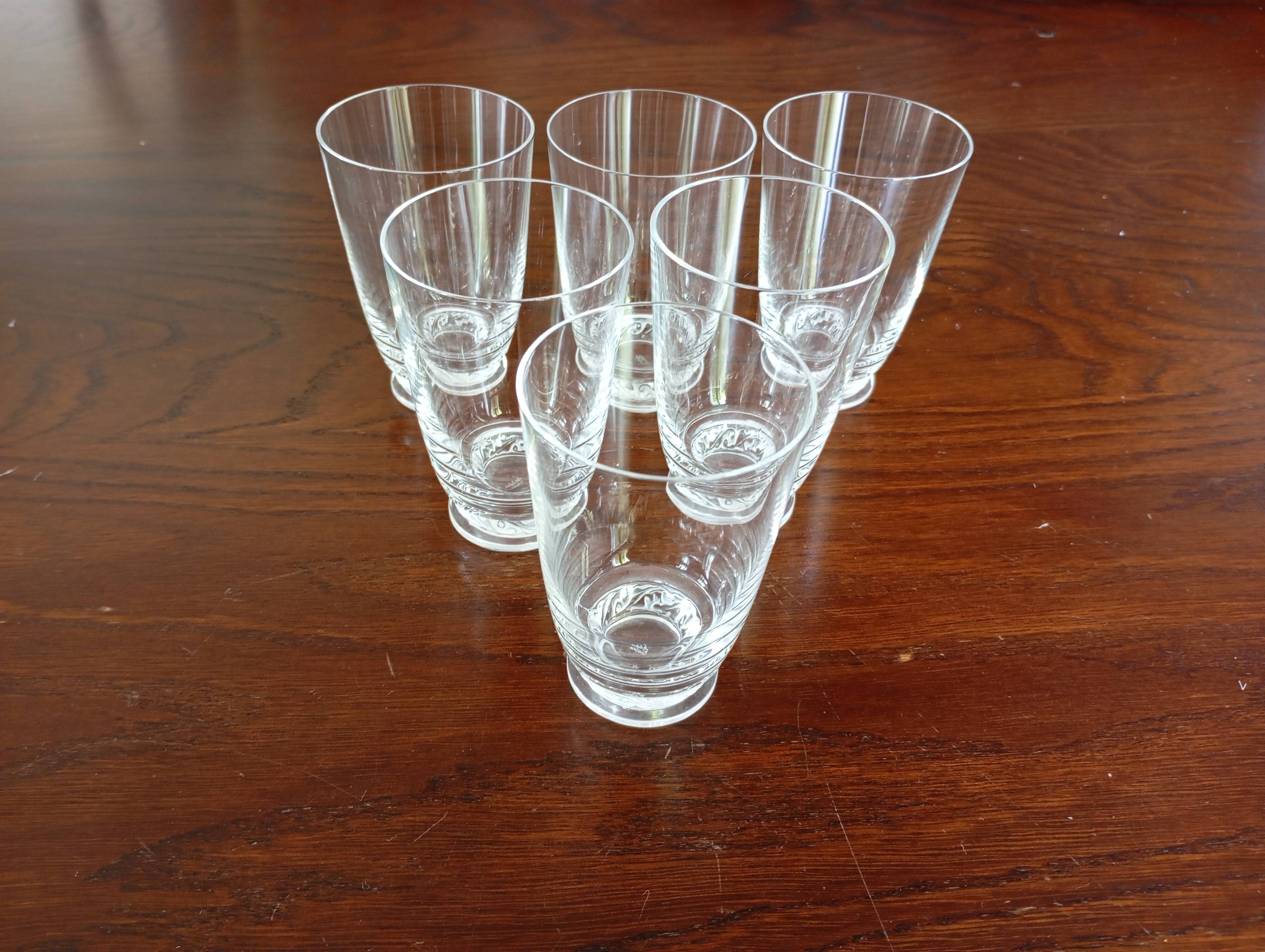 Port glasses 'Saint-Hubert' Lalique