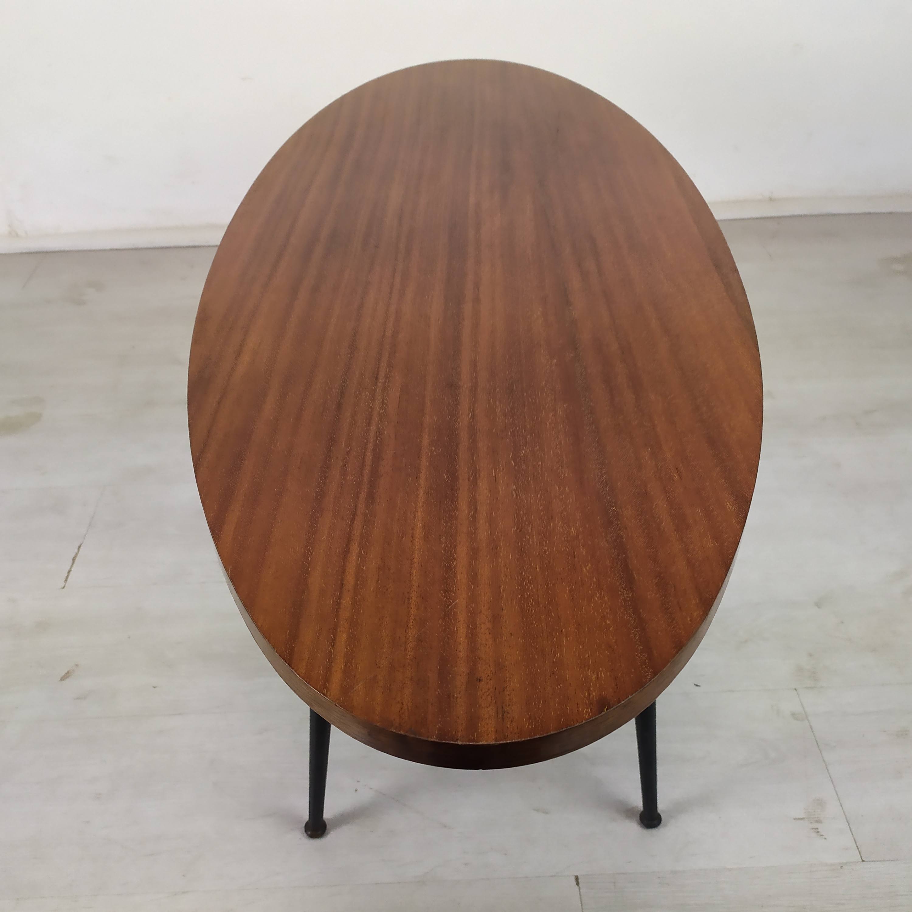 Vintage oval coffee table
