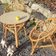 Vintage set for children in rattan