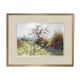 Painting Watercolor Paul Monnier (1907-1982) Landscape View of Talant