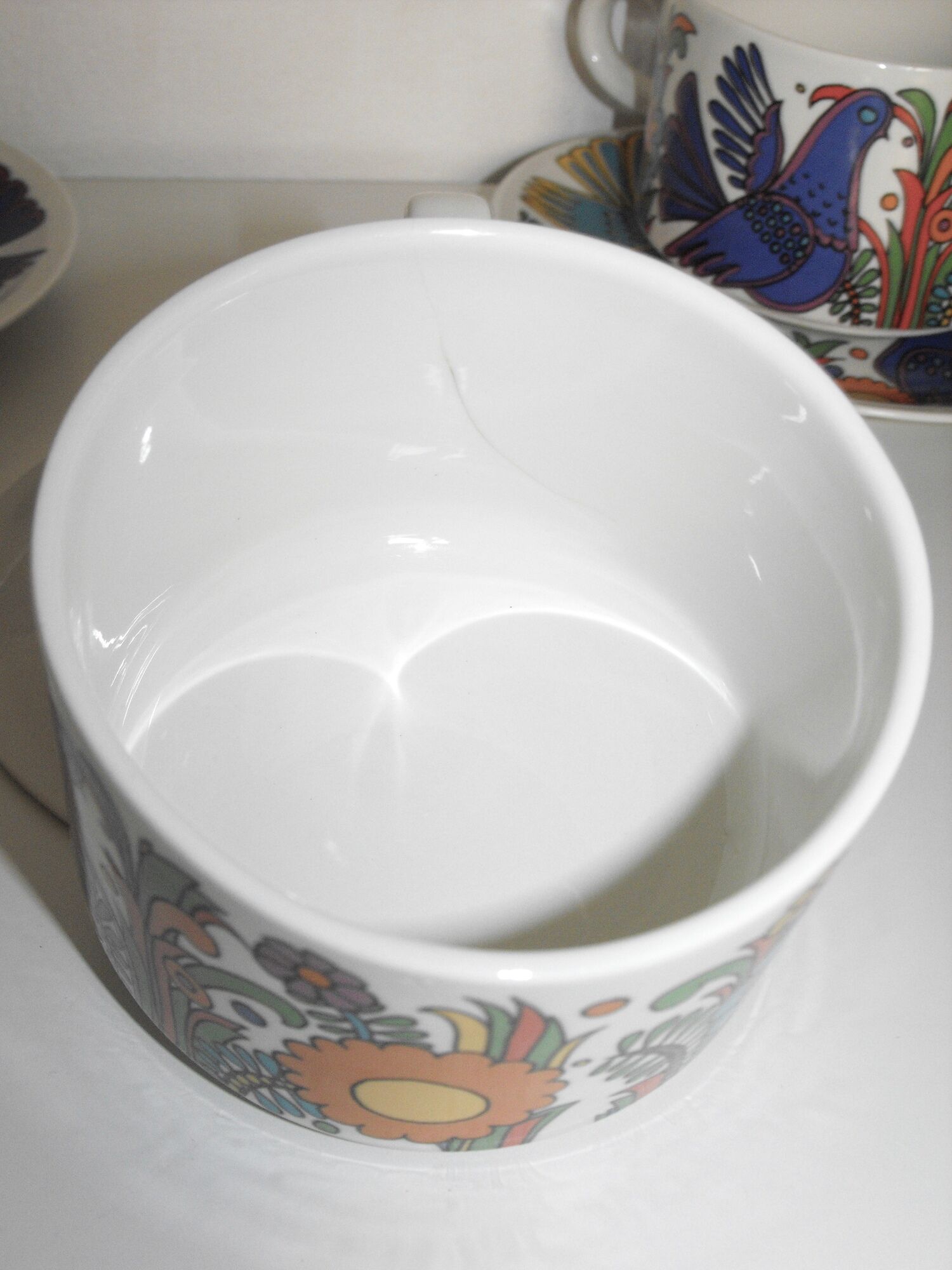 Set 2 cups and under cups to chocolate acapulco de villeroy & boch + 1 offered.